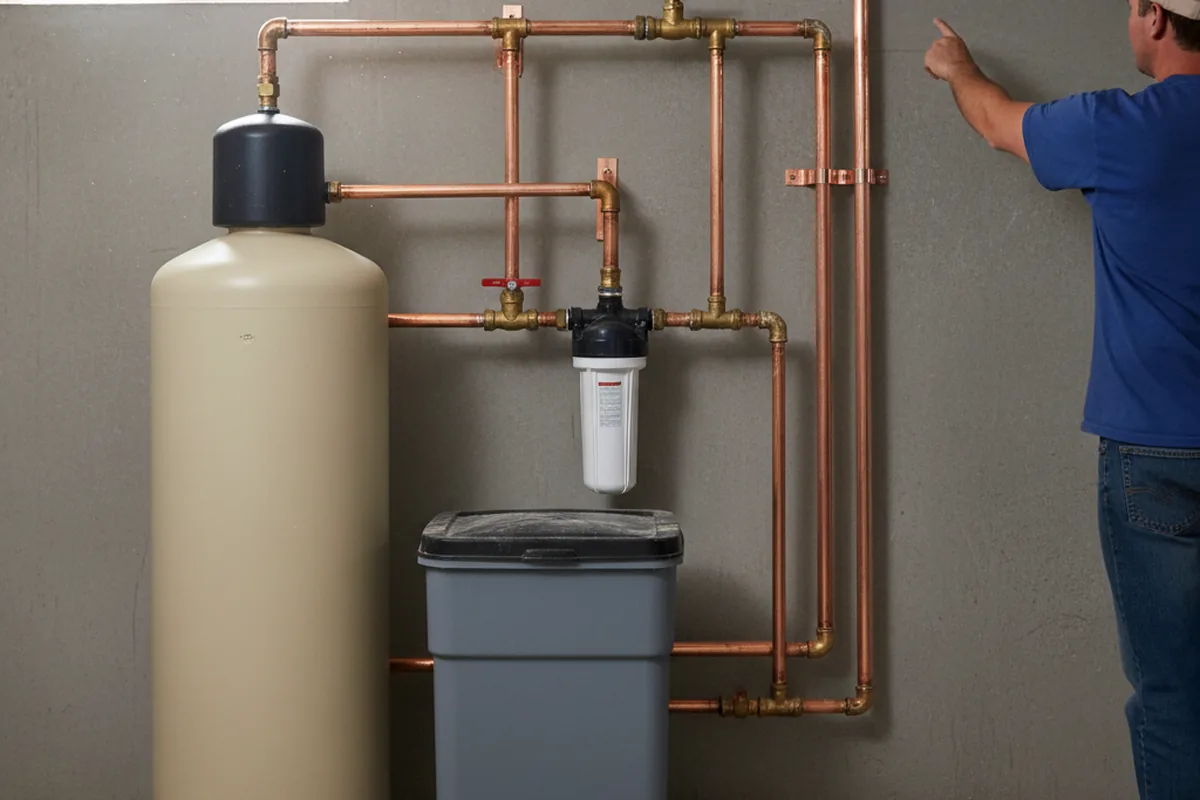 Whole-house water treatment system installed in Elizabeth